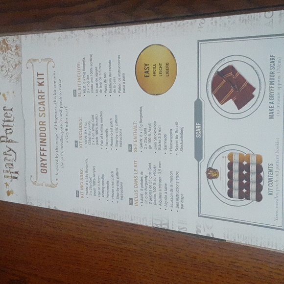 GRYFFINDOR SCARF KIT - Picture 2 of 2